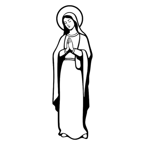Vierge Marie en prière